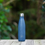 Ocean Blue Wood Bottle
