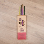 Honeywrap Rainbow Stainless Steel Straws