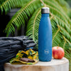 Ocean Blue Wood Bottle
